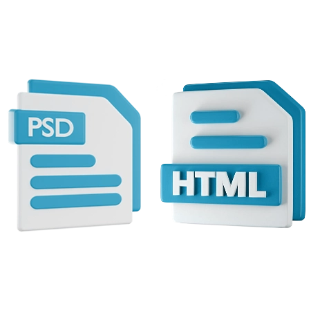 PSD to HTML conversion services in Dubai